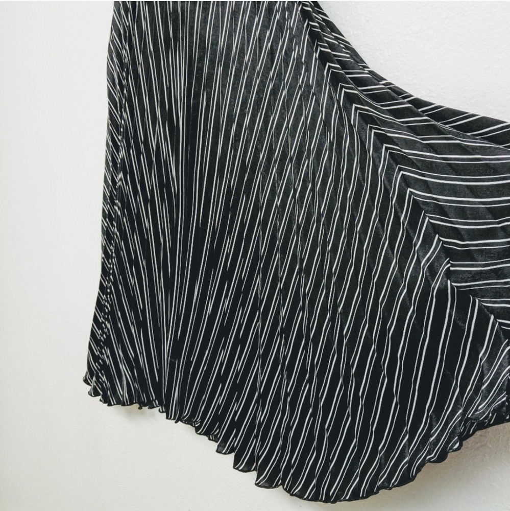 Max Studio accordion stripes midi skirt - Picture 3 of 4